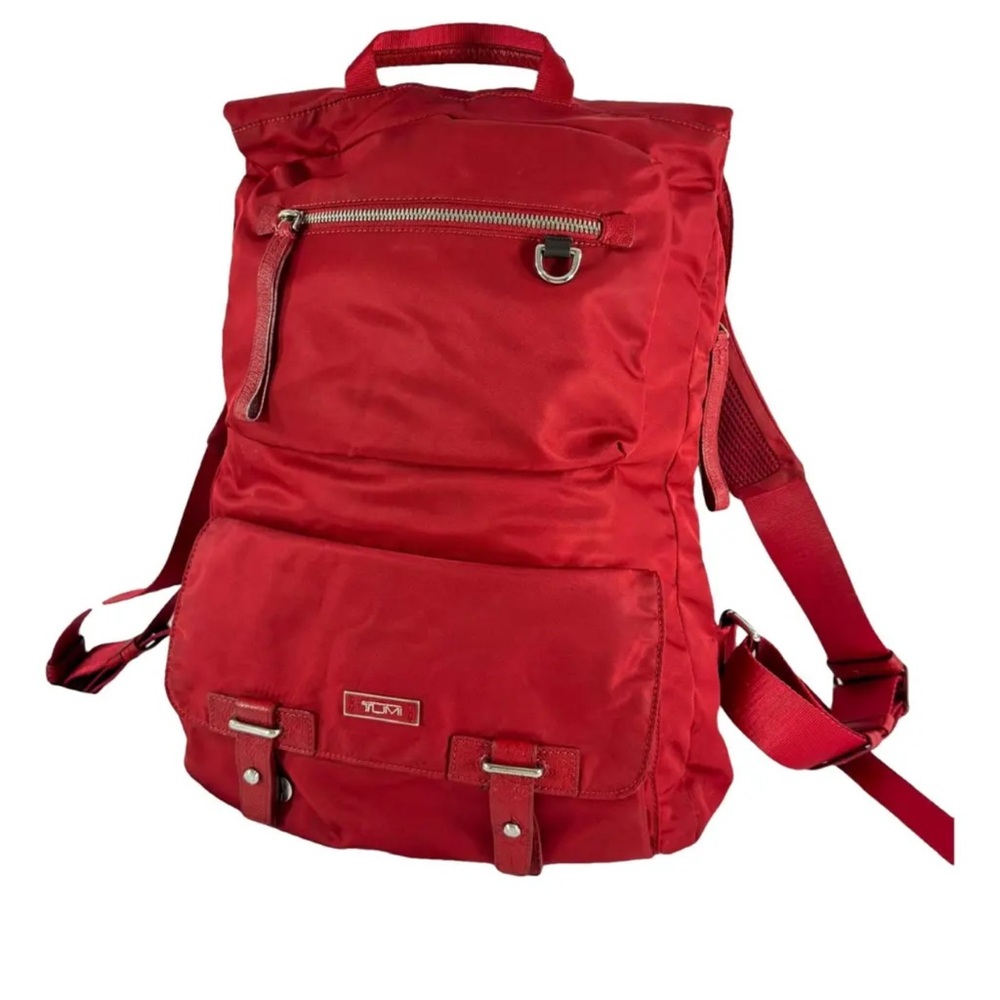 Tumi Red Backpack